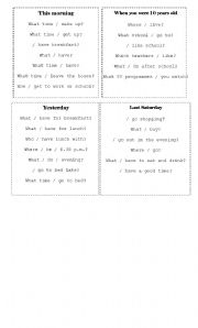 English Worksheet: wh-questions