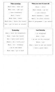 English worksheet: wh-questions