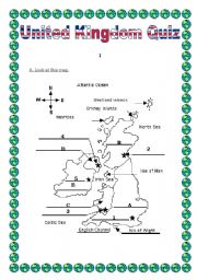 English Worksheet: UK QUIZ