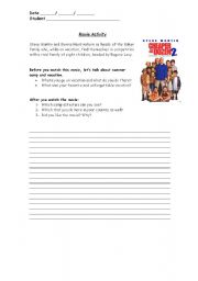 English worksheet: Movie about family