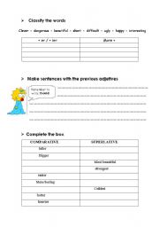 English worksheet: Comparison