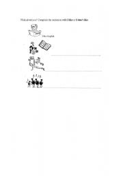 English Worksheet: like vb