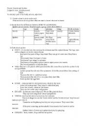 English Worksheet: project: frogs