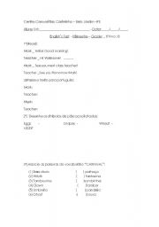 English Worksheet: Englishs Test