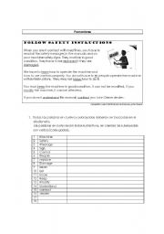 English Worksheet: pronouns