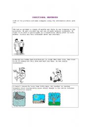 English Worksheet: CONDITIONAL SENTENCES