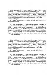 English Worksheet: aritcles practice