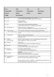 English Worksheet: Learn How to Use Idioms