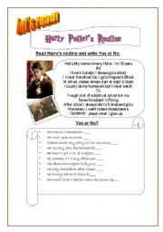 Harry Potters Routine