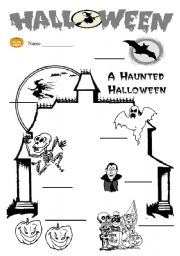 English Worksheet: Halloween 2