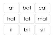 English Worksheet: simple sight words