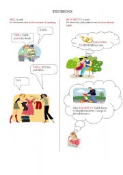 English Worksheet: WILL vs BE GOING TO & THE PRESENT CONTINUOUS FOR THE FUTURE-2