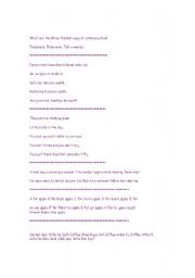 English Worksheet: reading