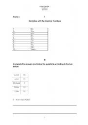 English Worksheet: General English 