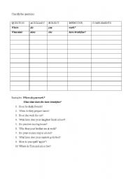 English worksheet: Present Simple