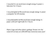 English Worksheet: RECYCLING