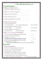 English Worksheet: U:13