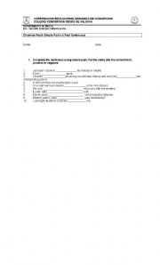 English worksheet: Simple past