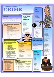 English Worksheet: Crime 