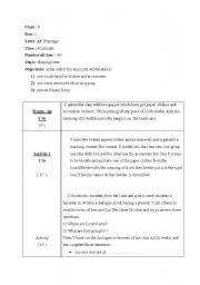 English Worksheet: shopping time