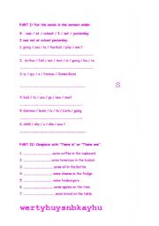 English worksheet: Worksheet