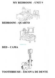 English worksheet: BEDROOM - VOCABULARY