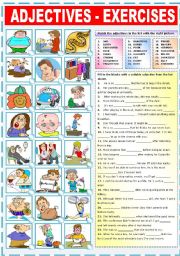 ADJECTIVES - EXERCISES