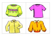 English Worksheet: flashcards CLOTHES