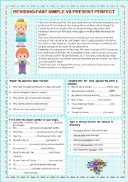 Revising past simple vs present perfect