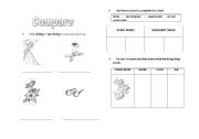 English worksheet: Compare 