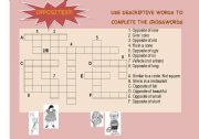 English Worksheet: Opposites Crosswords