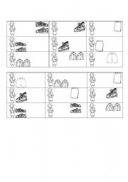 English worksheet: Demonstratives bingo