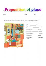 Preposition of Place