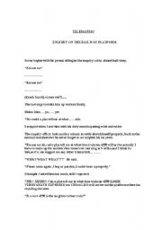 English Worksheet: at the railway station