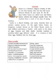 English worksheet: Easter