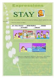 English Worksheet: Which expression should I use?