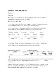 English Worksheet: conversation
