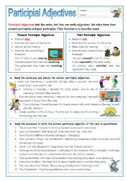 Participial Adjectives (ed or ing)