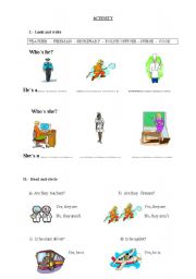 English worksheet: DIAGNOSTIC  VERBS