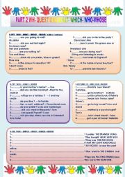 8PART 2) WH- QUESTION FORMS