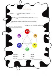 English Worksheet: Primary and Secondary Colours