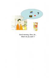 English Worksheet: The store2