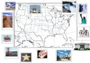 the usa + major landmarks