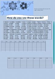 English Worksheet: Sounds