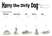 English Worksheet: Harry the dirty dog