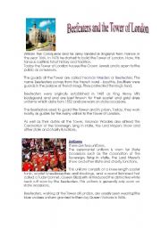 English Worksheet: The Tower of London