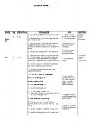 English Worksheet: Present Progressive