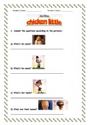 English Worksheet: Movie - 