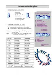 English Worksheet: Comparative and Superlative adjectives - rules and exercises