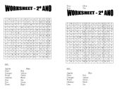 English Worksheet: Wordsearch